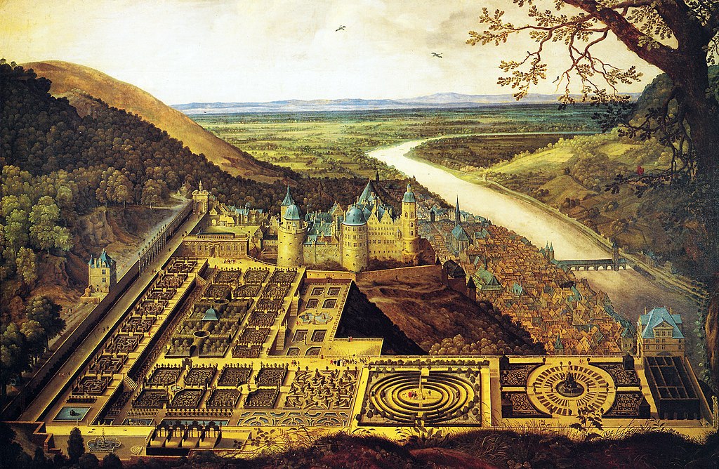 Hermetic garden of Hortus Palatinus